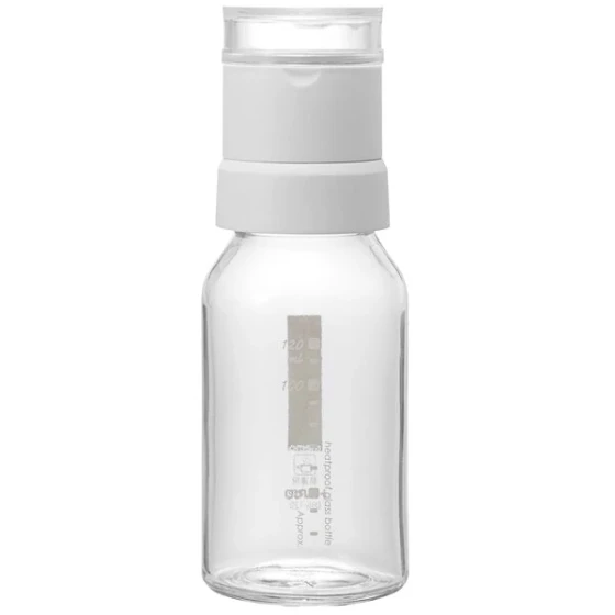 Hario 4 oz. Glass Sesame Spice Mill with White Top