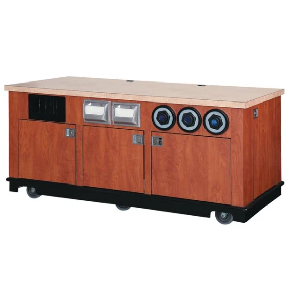 Vollrath 75730 6-Series 10' Black Beverage Cart