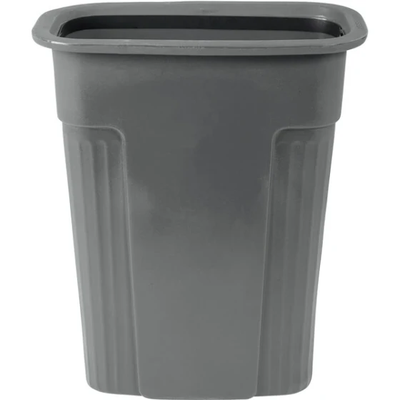 Toter REC21-00GST Slimline Graystone 23 Gallon Rectangular Slim Trash Can
