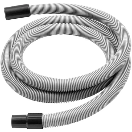 Delfin Industrial FH0025.50.10 10' Gray Helix Vacuum Hose