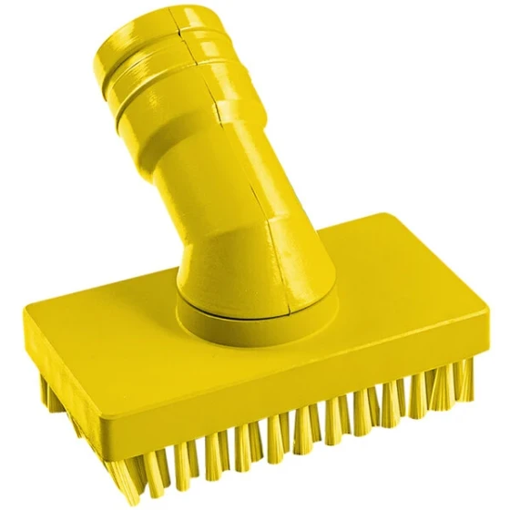 Delfin Industrial TA.0701.0000 Yellow Rectangular Brush for Vacuum Cleaners - 2" Diameter