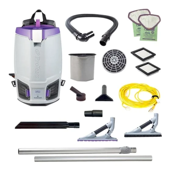 ProTeam GoFit® 6 107699 6 Qt. Backpack Vacuum with 107532 ProBlade Hard Surface / Carpet Kit