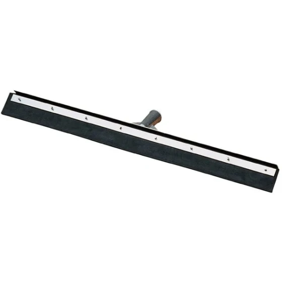 Carlisle Flo-Pac 361202400 24" Black Straight Rubber Squeegee with Metal Frame