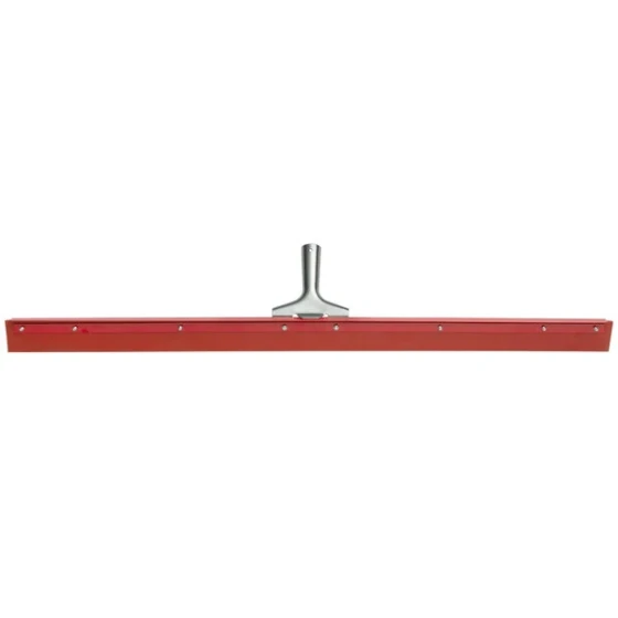 Carlisle Flo-Pac 4007700 36" Straight Red Gum Rubber Heavy-Duty Floor Squeegee with Metal Frame
