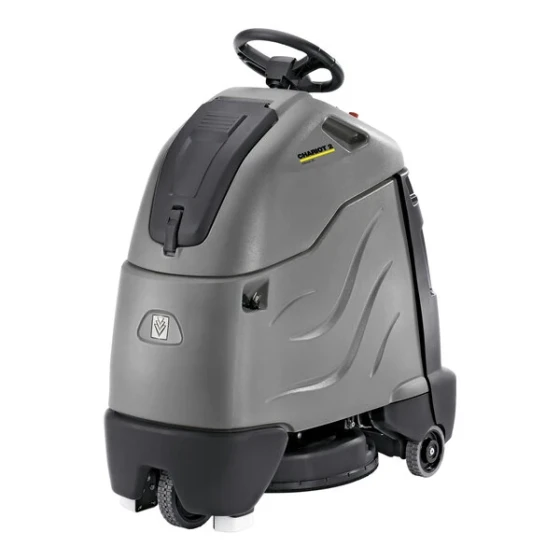 Karcher Chariot™ 2 iGloss 1.008-101.0 20" Cordless Stand-On Floor Burnisher with (3) 234 Ah AGM Batteries, On-Board Charger, and Active Dust Control - 2,000 RPM