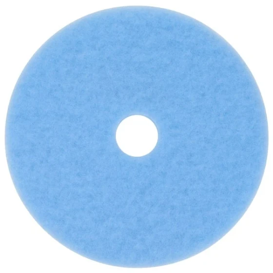 3M 3050 Hi-Performance 19" Sky Blue Burnishing Floor Pad - 5/Case
