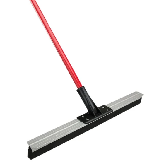 Libman 1014 24" Flex Blade Double Foam Floor Squeegee with 58" Steel Handle - 6/Case