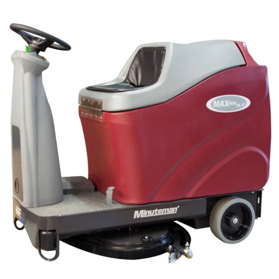 Minuteman Max Ride 26 SPORT 26" Cordless Ride-On Disc Floor Scrubber - 21 Gallon