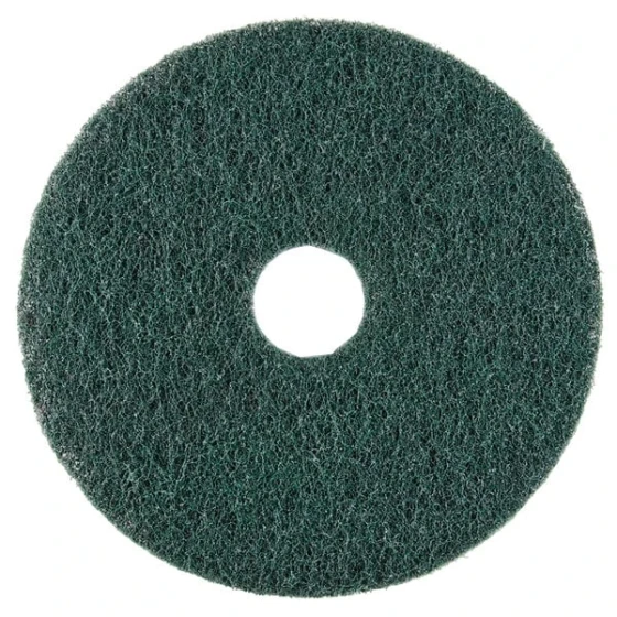 Scrubble by ACS 73-19 19" Emerald Hy-Pro Stripping Floor Pad - Type 73 - 5/Case