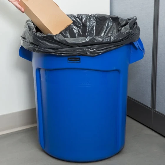 Rubbermaid® FG262000BLUE BRUTE 20 Gallon Blue Round Trash Can