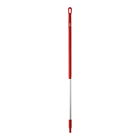 Vikan 29354 51 5/8" Red Aluminum Broom / Squeegee Handle