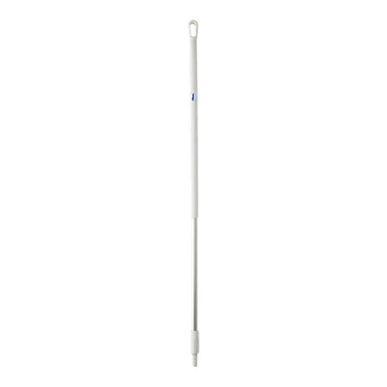 Vikan 29355 51 5/8" White Aluminum Broom / Squeegee Handle