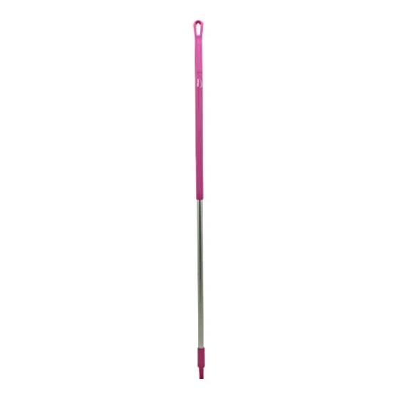 Vikan 29371 59 3/8" Pink Aluminum Broom / Squeegee Handle