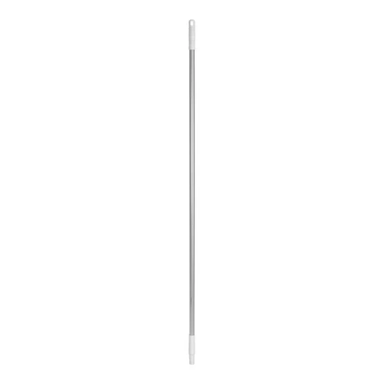 Vikan ColorCore 294115 57 1/8" White Aluminum Broom / Squeegee Handle