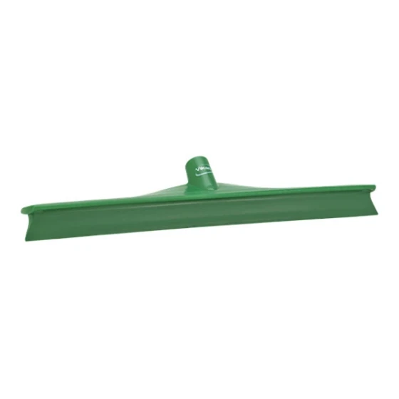 Vikan 71502 19 11/16" Green Ultra-Hygienic Rubber Floor Squeegee
