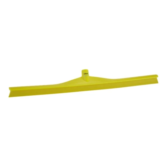 Vikan 71706 27 5/8" Yellow Ultra-Hygienic Rubber Floor Squeegee