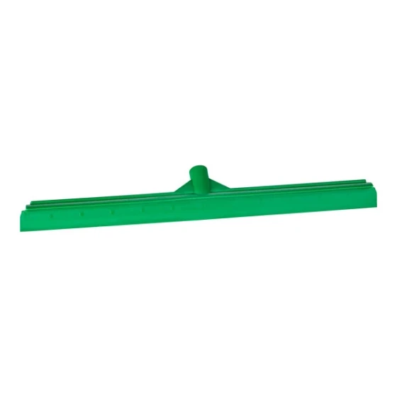 Vikan ColorCore 726012 23 5/8" Green Rubber Floor Squeegee