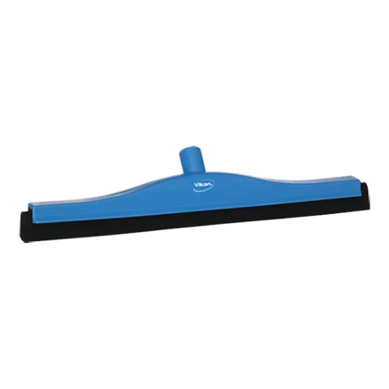 Vikan 77533 19 11/16" Blue Double Foam Floor Squeegee