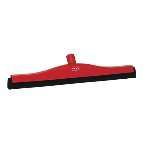 Vikan 77534 19 11/16" Red Double Foam Floor Squeegee