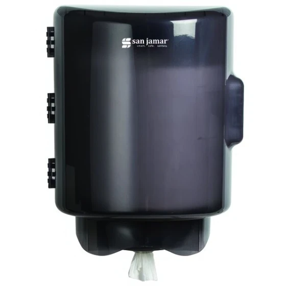 San Jamar T420TBK Center Pull Towel Dispenser - Black Pearl