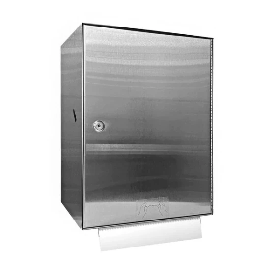 American Specialties, Inc. 10-8524 Stainless Steel Surface-Mounted Hands-Free Paper Towel Dispenser