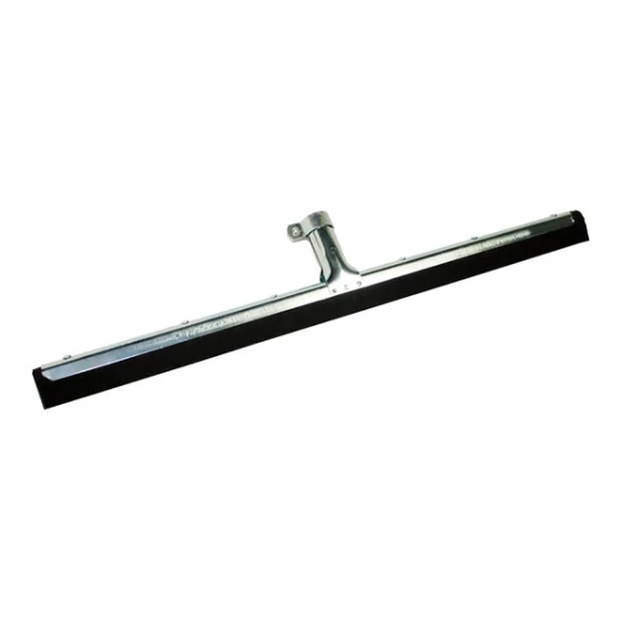 Seymour Midwest Midwest Rake S550 Professional 47222 22" Black Double Neoprene Foam Floor Squeegee with Steel Frame