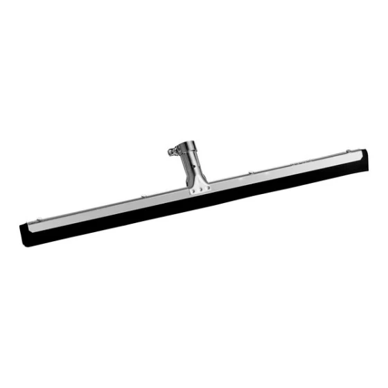 Seymour Midwest Midwest Rake S550 Professional 47224 30" Black Double Neoprene Foam Floor Squeegee with Steel Frame