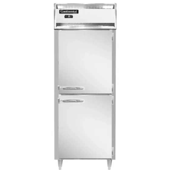 Continental Refrigerator D1FENSAHD 29" Extra-Wide Solid Half Door Reach-In Freezer