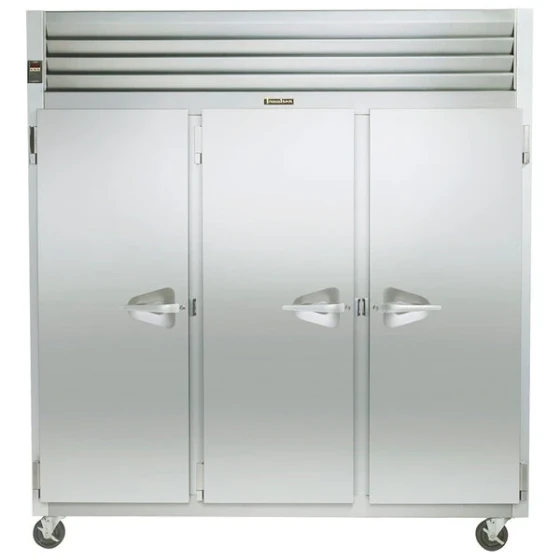 Traulsen G31311 77" G Series Solid Door Reach in Freezer with Left / Left / Right Hinged Doors