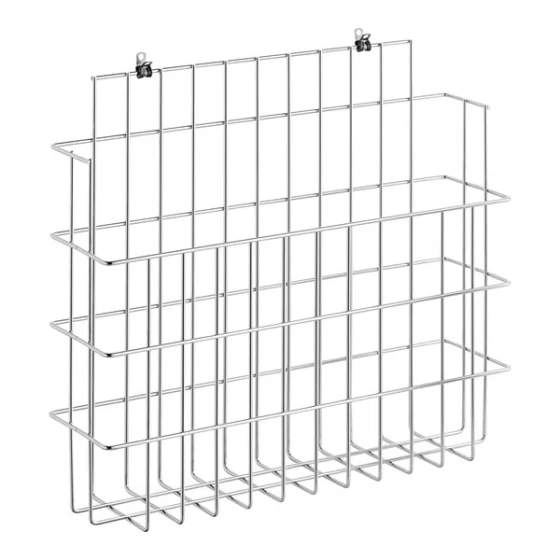 Dispense-Rite Countertop / Surface-Mounted Wire Caddy / Cup Dispenser WR-CC-22