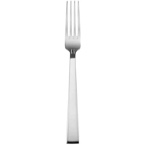 Sant'Andrea Fulcrum by 1880 Hospitality T657FDNF 8" 18/10 Stainless Steel Extra Heavy Weight Dinner Fork - 12/Case