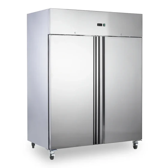 Medal Upright Chiller SS304 - 1173L, Double Door, +2°C to +8°C, 5-Yr Warranty