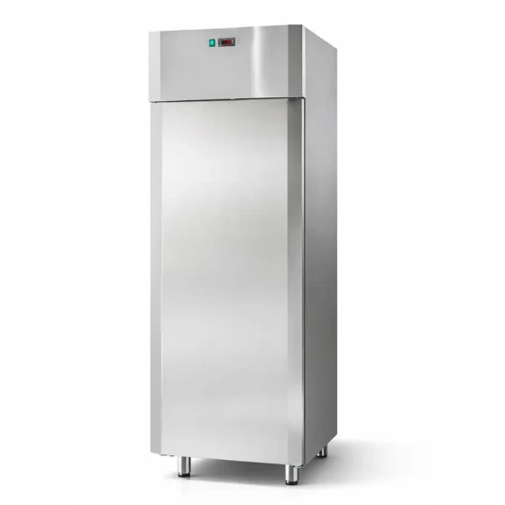 Tecnodom, Upright Freezer, 650L, Stainless Steel, Single Solid Door