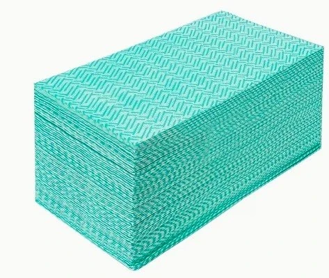 Semi Disposable All Purpose Cleaning J-Cloth- 500 / Box - Green