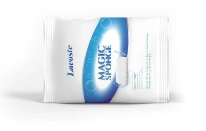 Lacoste - Magic Sponge (2 Pcs / Pkt) - 10 x 6.5 x 2.5 cm - White
