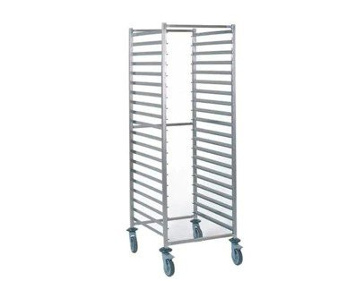 Stainless Steel GN Trolley - 1/1 (53 x 32 cm) Container - 16 Layer