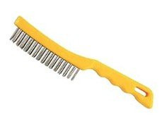 Grill Brush Plastic Handle - Yellow