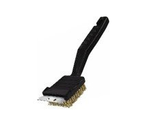 Grill Brush Plastic Handle with scraper - Small