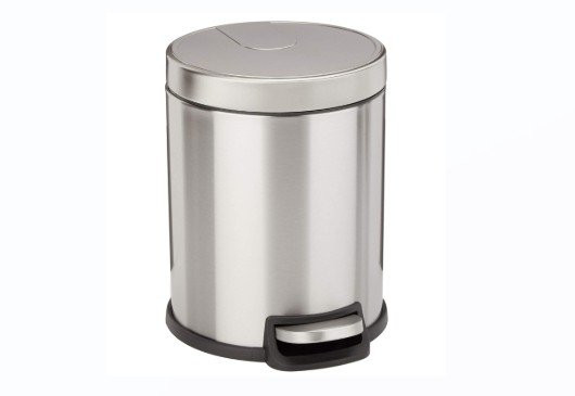 Stainless Steel Garbage Bin - Round - Matt Finish - 5 Ltr