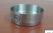 Stainless Steel Non smoking Ashtray - 10 Cm