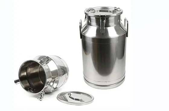 Stainless Steel Milk (Heavy Duty) Can with Sealed Lid -35 ltrs