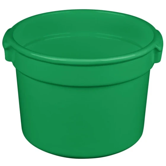 TableCraft CW1310GN 11 Qt. Green Cast Aluminum Bain Marie Soup Bowl