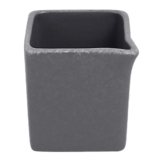 RAK Porcelain Neo Fusion 2.7 oz. Stone Gray Porcelain Creamer - 12/Case