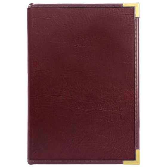 H. Risch, Inc. SEV-6V Seville 5 1/2" x 8 1/2" Customizable 6 View Menu Cover