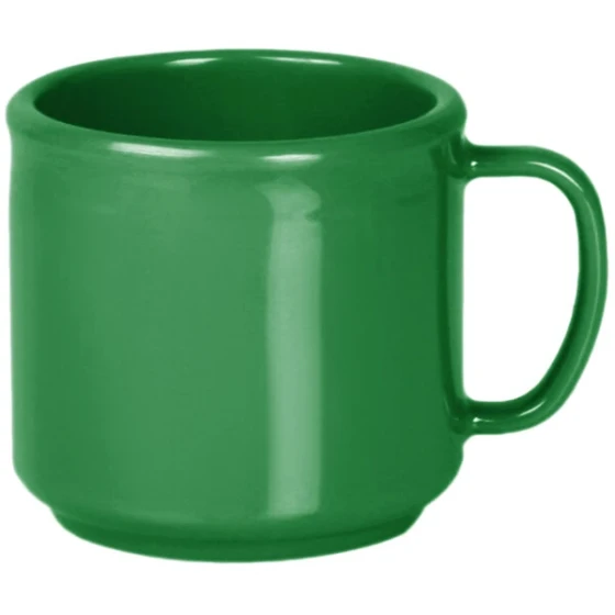 Thunder Group CR9035GR 10 oz. Green Melamine Mug   - 12/Pack