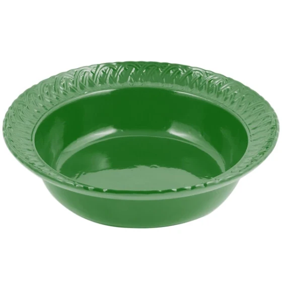 Bon Chef 2307 2.5 Qt. Calypso Green Sandstone Finish Cast Aluminum Trellis Bowl