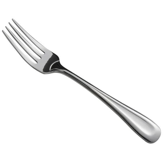 Oneida Acclivity by 1880 Hospitality B882FDEF 7 1/8" 18/0 Stainless Steel Heavy Weight Dessert / Salad Fork - 12/Case