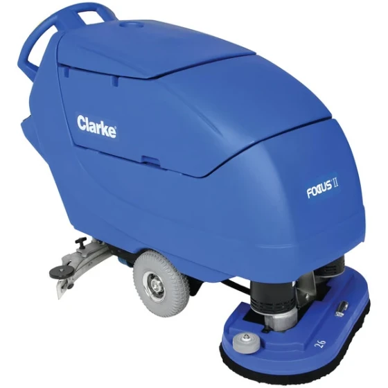 Clarke 05391A Focus II DISC26 26" Cordless Walk Behind Disc Floor Scrubber - 23 Gallon