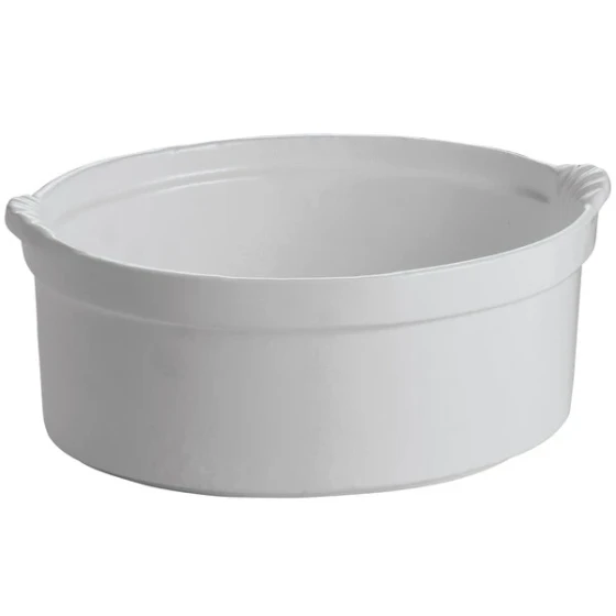 TableCraft CW3000GY 3.5 Qt. Gray Shell Casserole Dish