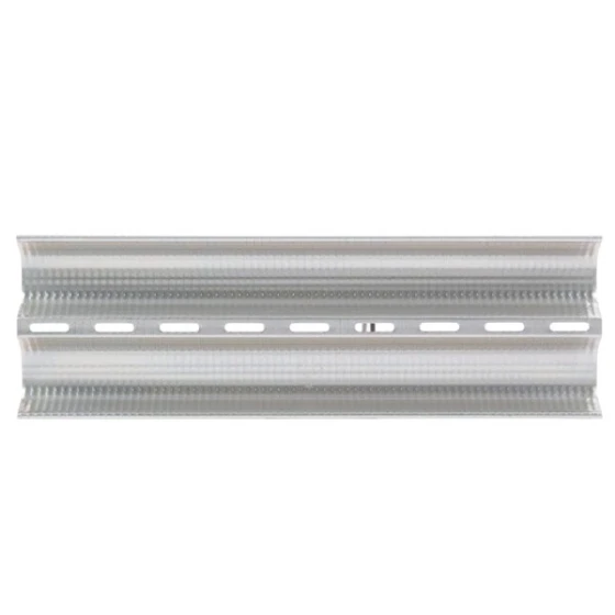Matfer Bourgeat 311141 2 Loaf Anodized Aluminum Baguette / French Bread Pan - 17 3/4 inch x 2 3/8 inch Compartments